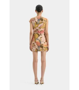Sir the Label Talulah Knot Mini Dress Sanderling Floral Size 0 / AU 6  for rent on The Volte - image 3