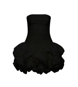 Aje Violette Bubble Hem Mini Dress Black Size AU 10 for rent on The Volte - image 4