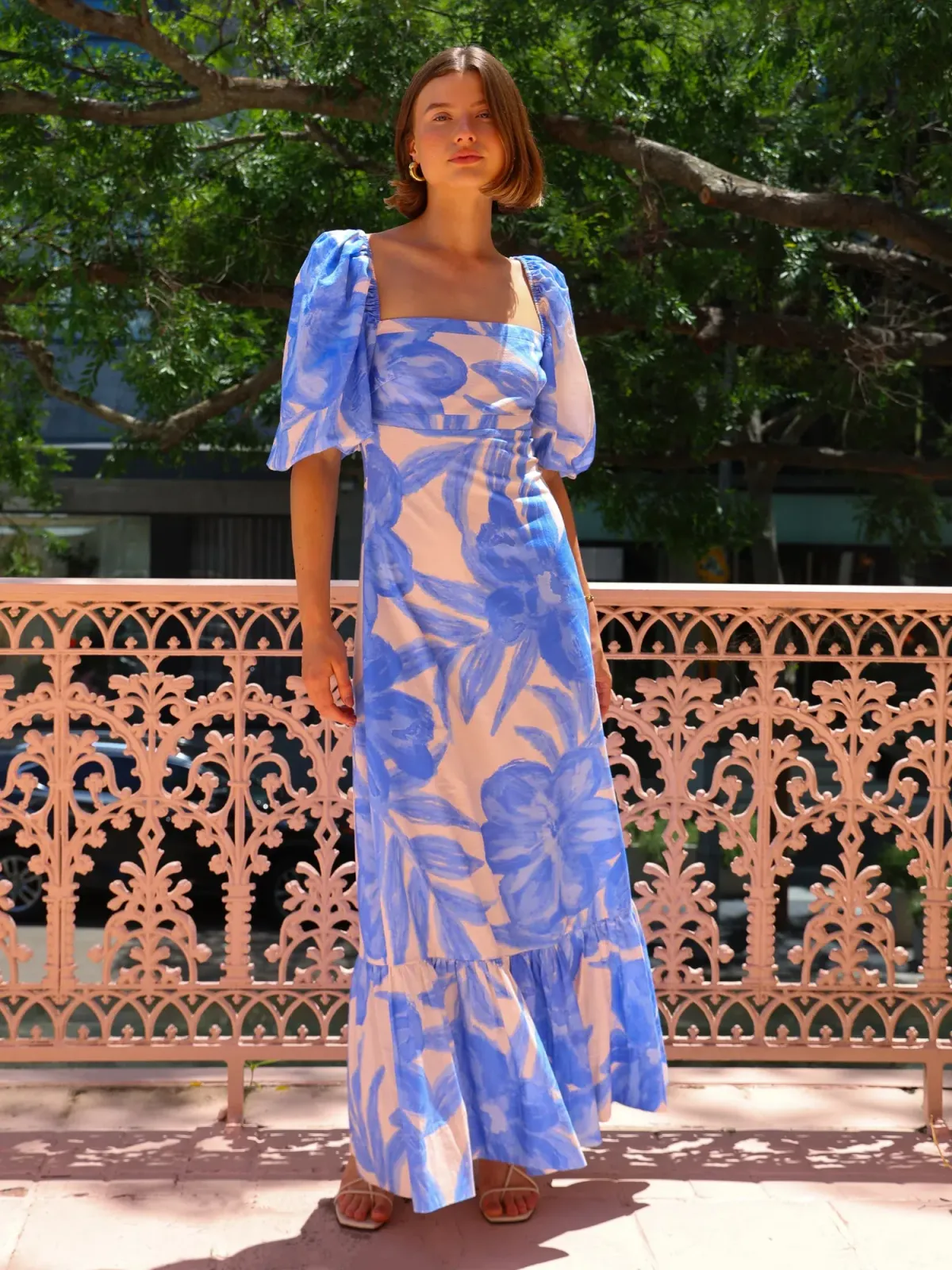 By Nicola Camille Maxi Blue Lagoon Size 12 - Image 1