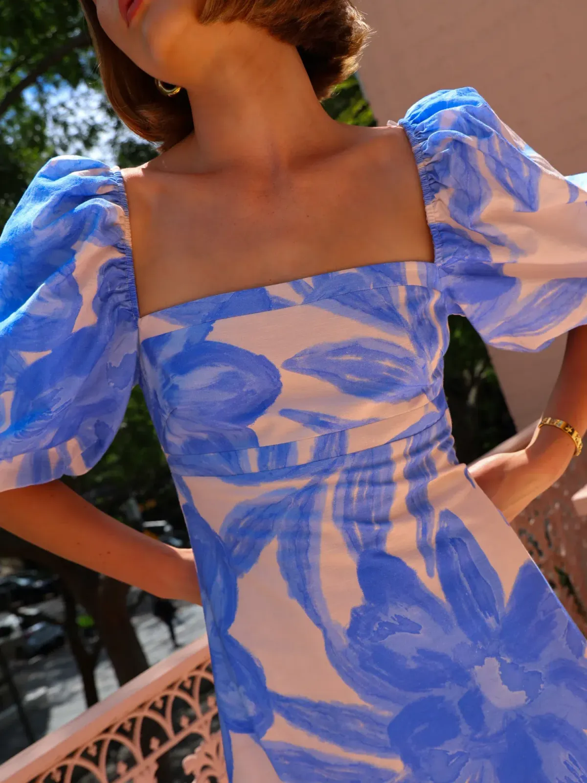 By Nicola Camille Maxi Dress Blue Lagoon Size 14  - Image 5