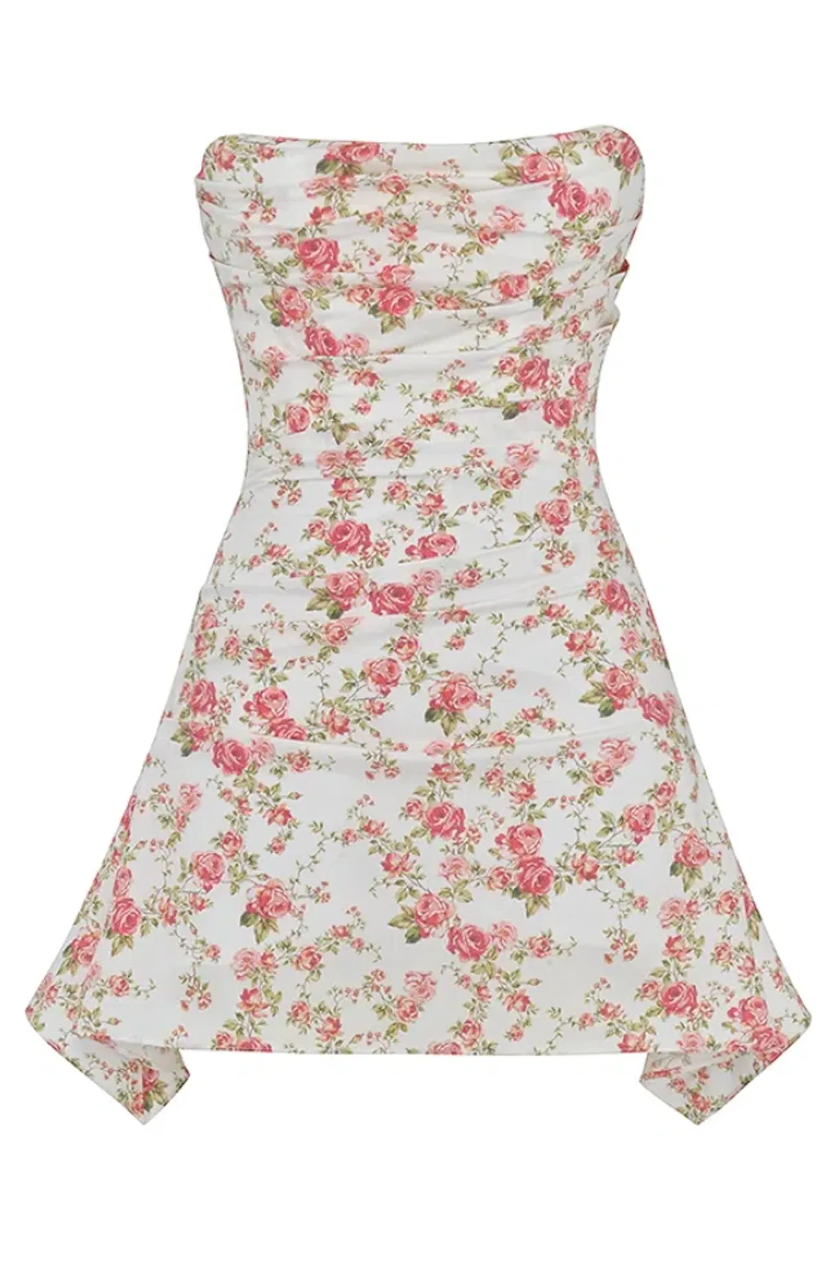 House of CB Jasmine Draped Corset Dress Rose Print Size 6 - Image 8