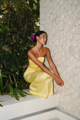 HNTR the label Rae Dress Lemon Size 8 for rent on The Volte - image 4