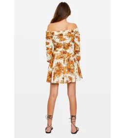 Alémais Derby Off-Shoulder Mini Dress Floral Size 8 for rent on The Volte - image 2