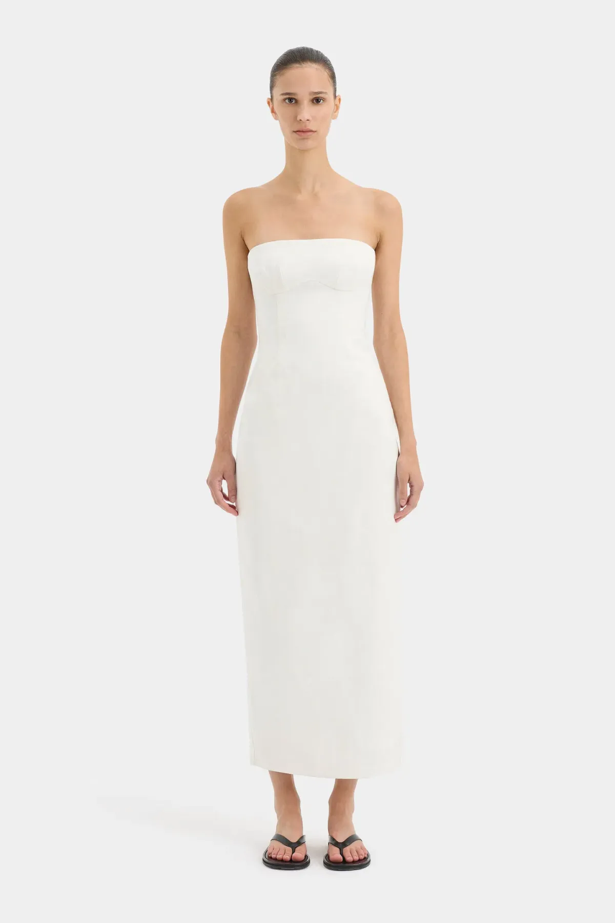 Sir the Label Evalita Dress Ivory Size 6 - Image 1