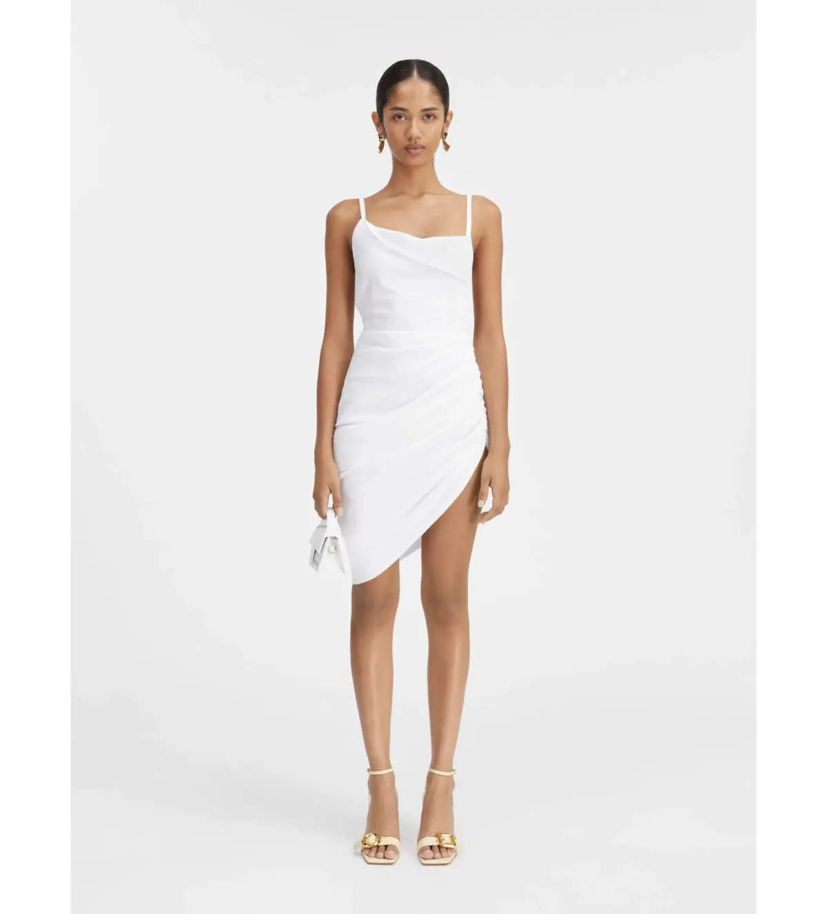 Jacquemus La Robe Saudade Mini Dress White Size XS/AU 6 - Image 1