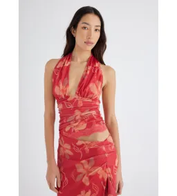 BENNI Penelope Dress Hibiscus Floral Size 8  for rent on The Volte - image 2