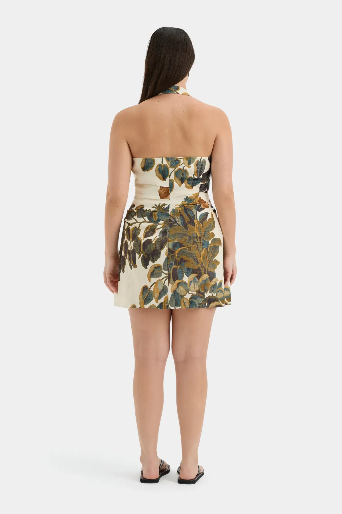 Sir the Label The Evalita Halter Mini Dress in Pine Valley Size 10 - Image 6