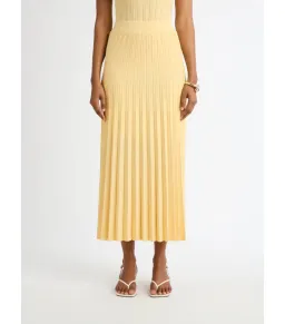 Sheike Elsa Knit Top And Knit Skirt Set Yellow Size AU 6  for rent on The Volte - image 4