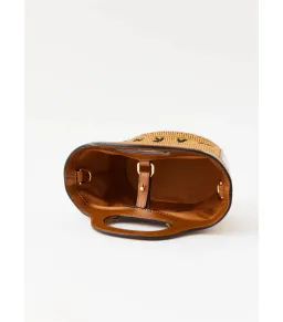 Marni Micro Tropicalia Logo Bag in Raw Sienna for rent on The Volte - image 4