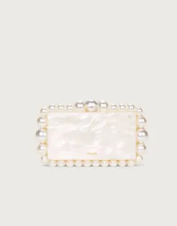 Cult Gaia Eos Clutch in Pearl for rent on The Volte - image 1