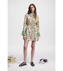 Alemais Arcade Mini Dress Multi Size AU 8 for rent on The Volte - image 1