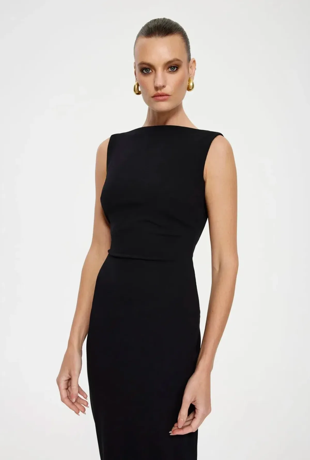 Effie Kats Verona Gown Black Size AU 10 - Image 2