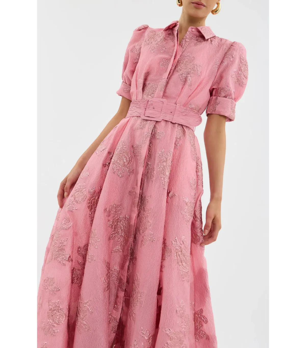 Rebecca Vallance Annette Button Gown Pink Size AU 8  - Image 3