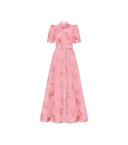 Rebecca Vallance Annette Button Gown Pink Size AU 8  for rent on The Volte - image 4