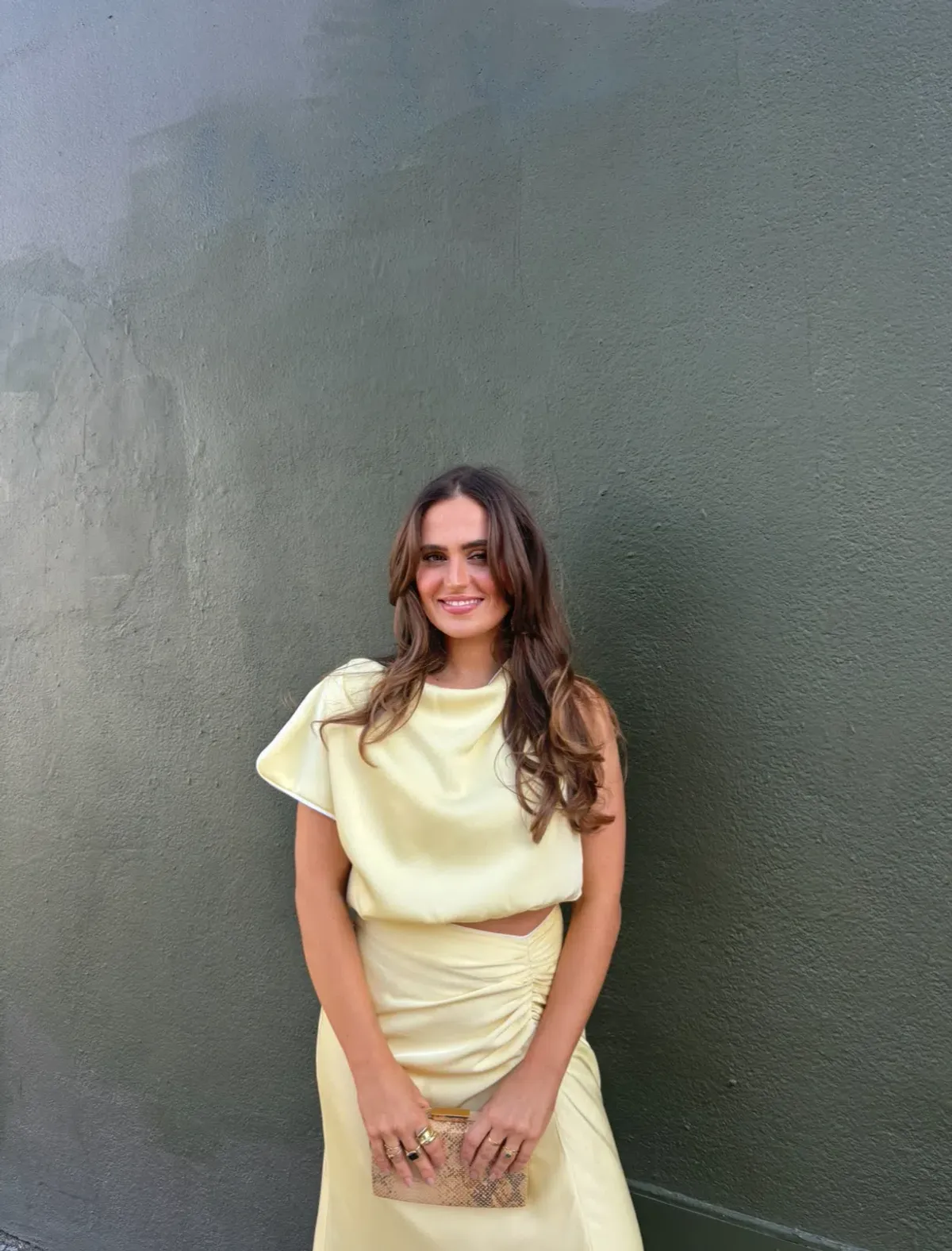 Sheike Milani Top and Midi Skirt in Lemon Size AU 6 - Image 5