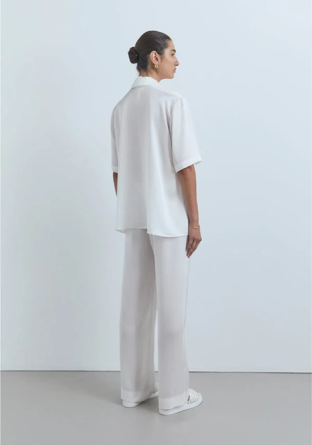 VIktoria & Woods Chorus Top & Pilot Pant Set Ivory Size 1 / AU 8 - Image 3