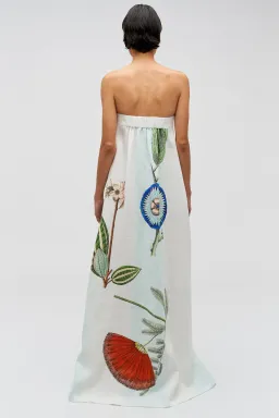 Oroton Grand Floral Gown Multi Size 10 for rent on The Volte - image 3