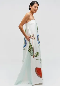 Oroton Grand Floral Gown Multi Size 12 for rent on The Volte - image 4