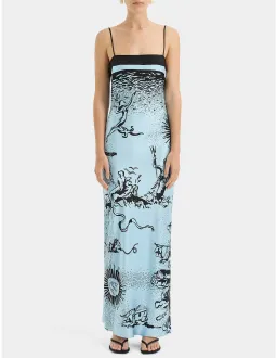 Sir the label Dreamwood Scarf Midi Dress in Brise Soleil Size 2 / AU 10 for rent on The Volte - image 4