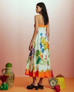 Alemais Flores Sundress Print Size AU 10 for rent on The Volte - image 3