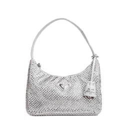 Prada Satin Crystal Bag Silver  for rent on The Volte - image 1