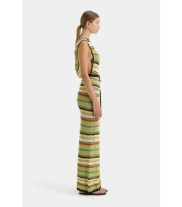 Sir The Label Coastline Tie Dress in Palm Stripe Size 3 / AU 12 for rent on The Volte - image 4