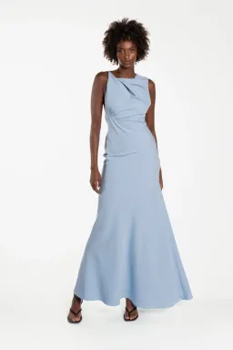 One Fell Swoop Kota Maxi Dress in Blue Jean Size AU 10 for rent on The Volte - image 6