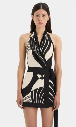 Sir the Label Realisme Wrap Halter Mini Dress - size 1 for rent on The Volte - image 4