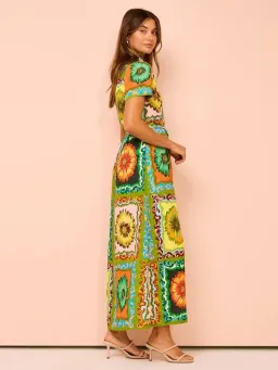 Alemais Disco Daisy Shirtdress Multicolour Size 10  for rent on The Volte - image 2