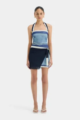 Sir the Label Breeze Mini Dress Shoreline Stripe Size 2 (AU 10) for rent on The Volte - image 1