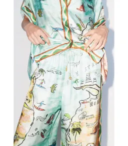 Alemais Swell Shirt and Pants Set Multi Size AU 10 for rent on The Volte - image 3