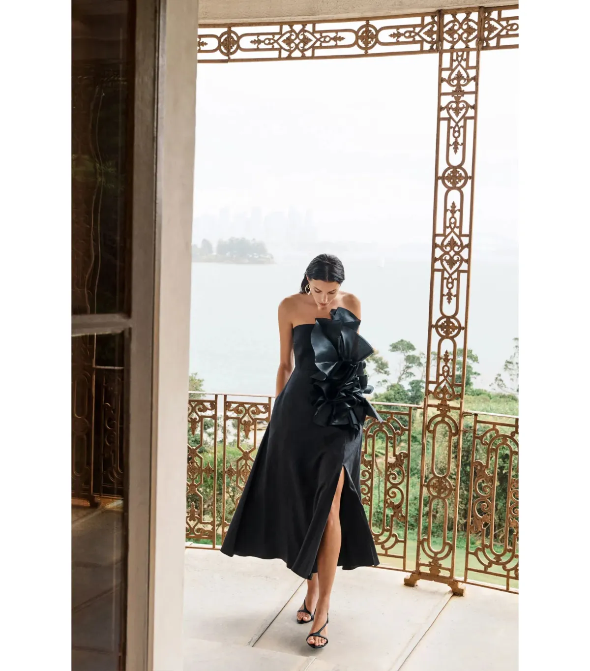 Aje Energy Midi Dress in Black Size AU 8 - Image 5