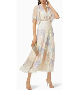 Needle and Thread Eliza Sequin Ankle Length Gown Multi Size AU 10 for rent on The Volte - image 2