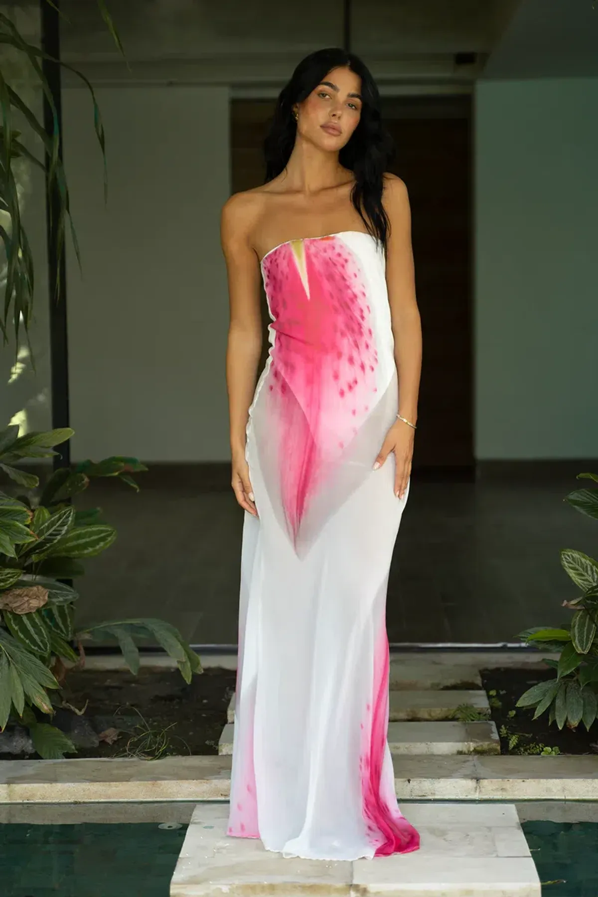 HNTR The Label Alessia Maxi Dress Lillie Size 10 - Image 2
