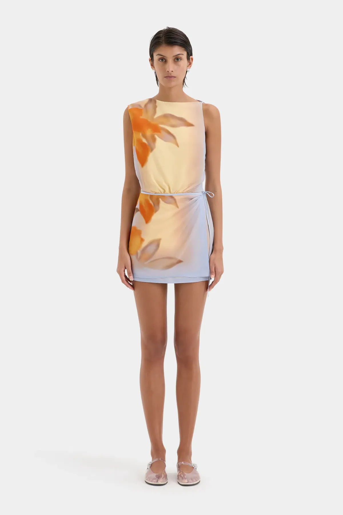 Sir the Label Serene Mini Dress Sequoia Floral Size 0P / AU 6 Petite - Image 1