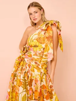 Alemais Silas One Shoulder Maxi Gown Multi Size 8 for rent on The Volte - image 5
