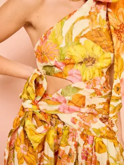 Alemais Silas One Shoulder Maxi Gown Multi Size 8 for rent on The Volte - image 7