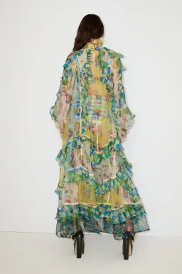Alemais Guardian Ruffled Silk Organza Gown Size 10 Au for rent on The Volte - image 9