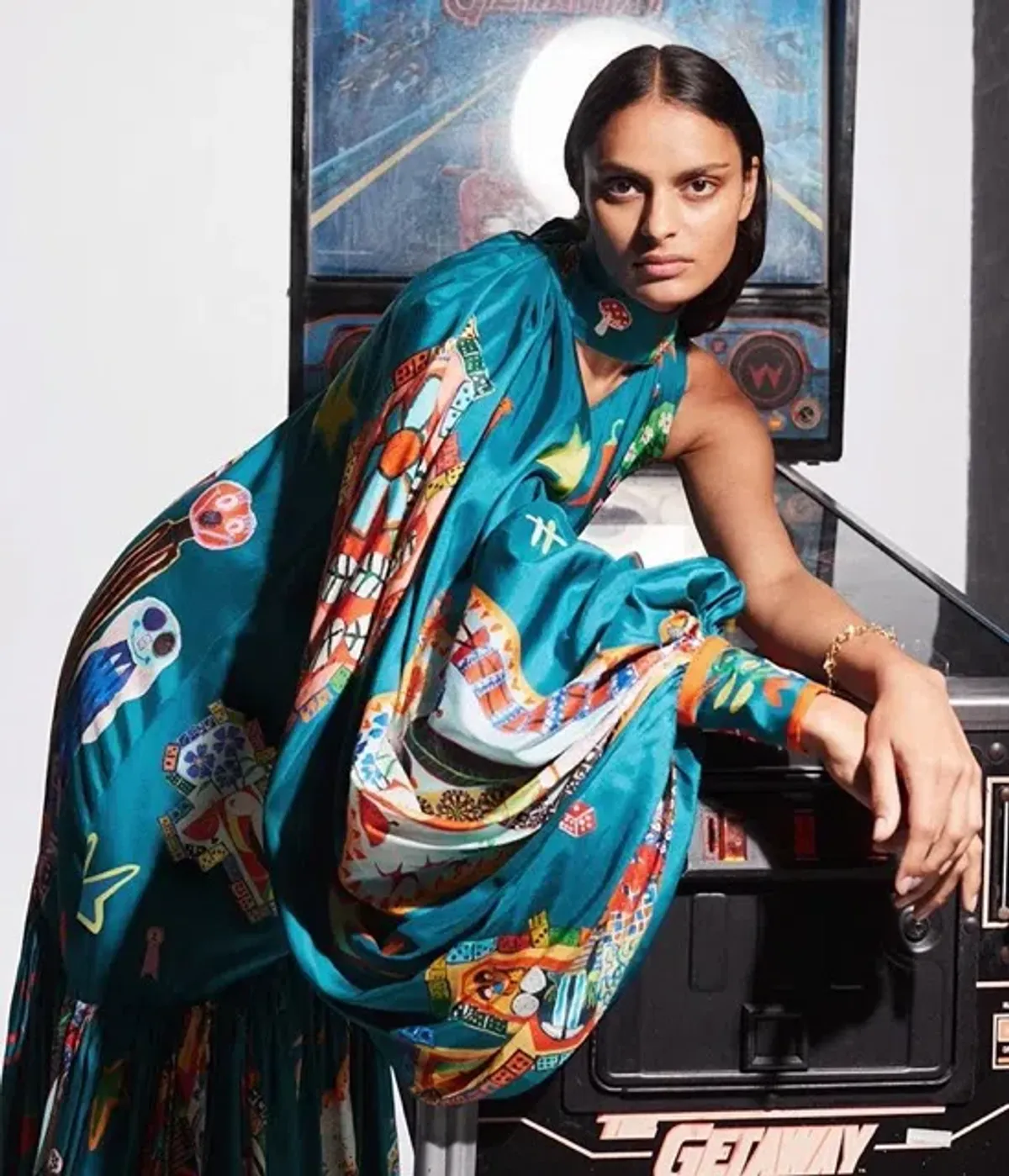 ALEMAIS Rollers Gown Multi Size 10 AU - Image 3