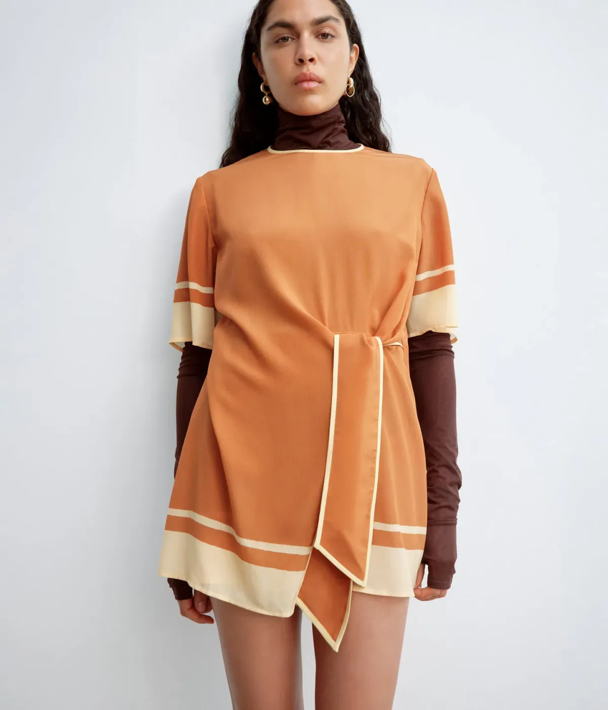 Sir the Label Soma Mini Dress Orange Size 10  - Image 3