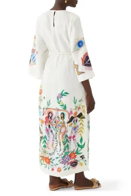 ALEMAIS Meagan Midi Dress Print Size 8 AU for rent on The Volte - image 5