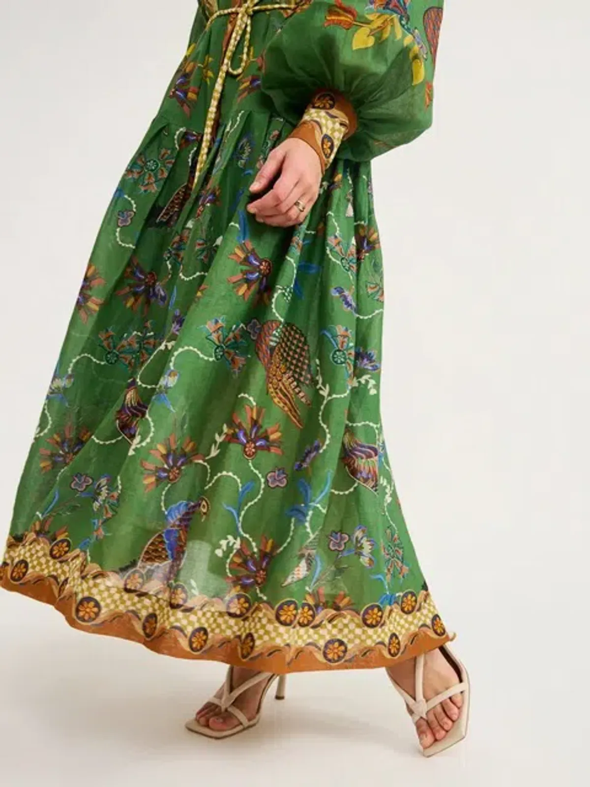 ALEMAIS Birdie Shirtdress in Jade Size 10 AU - Image 7