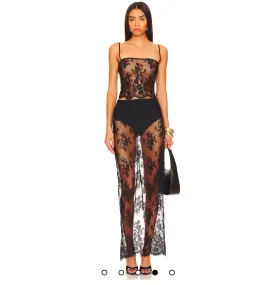 NBD Anjali Maxi Skirt in Black Size 6/XXS for rent on The Volte - image 1