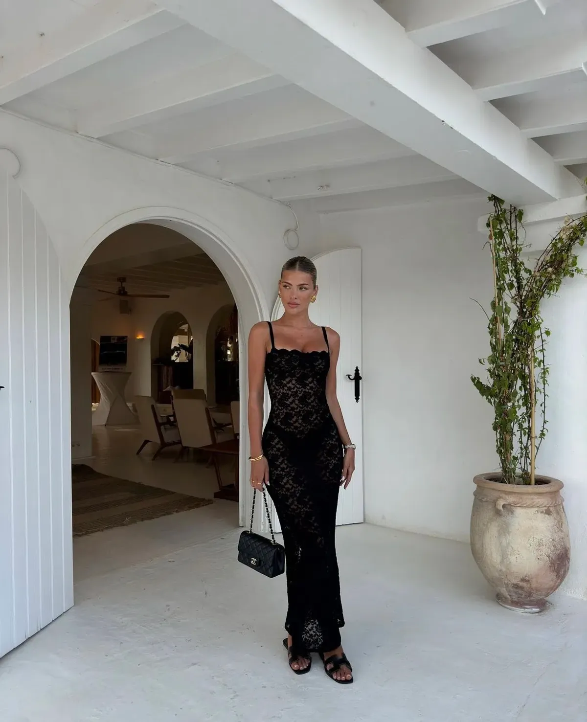 Arcina Ori Margot Maxi Dress In Black Size 10 - Image 1