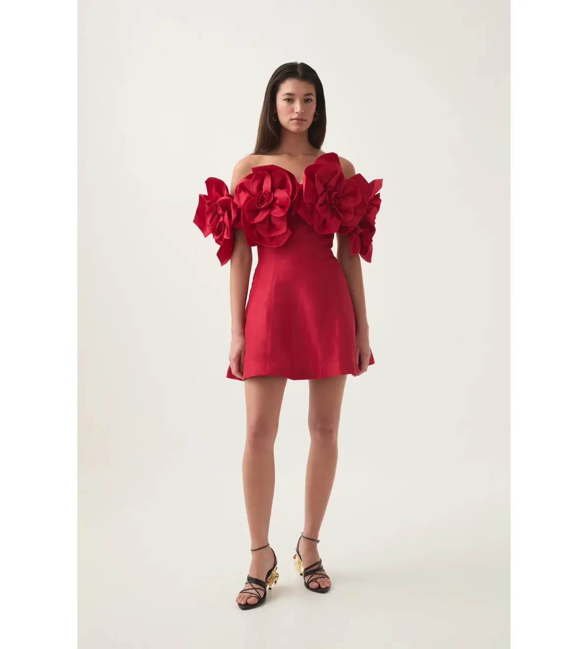 Aje Etta Mini Dress Red Size 6 - Image 1