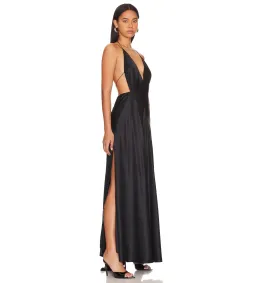 Michael Lo Sordo Tash Gown Black Size AU 8 for rent on The Volte - image 3