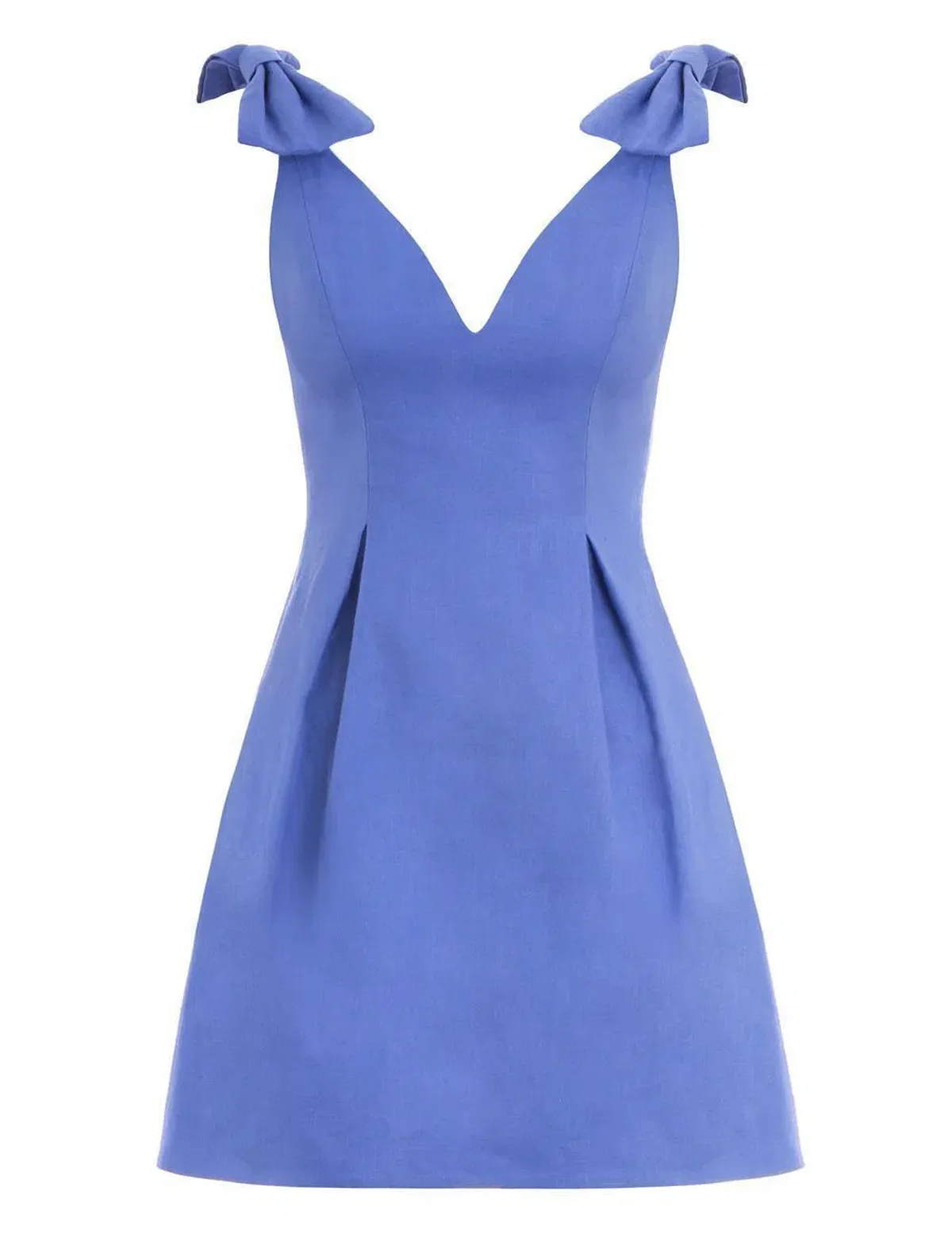 Zimmermann Corsage Tie Mini Dress in Jacaranda Size 0 / AU 8 - Image 2