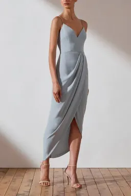 Shona Joy Core Cocktail Dress Powder Blue Size 6 for rent on The Volte - image 2