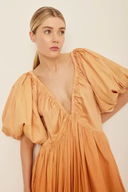 Rooh Collective Birthday Gown in Orange Ombre Size S for rent on The Volte - image 3