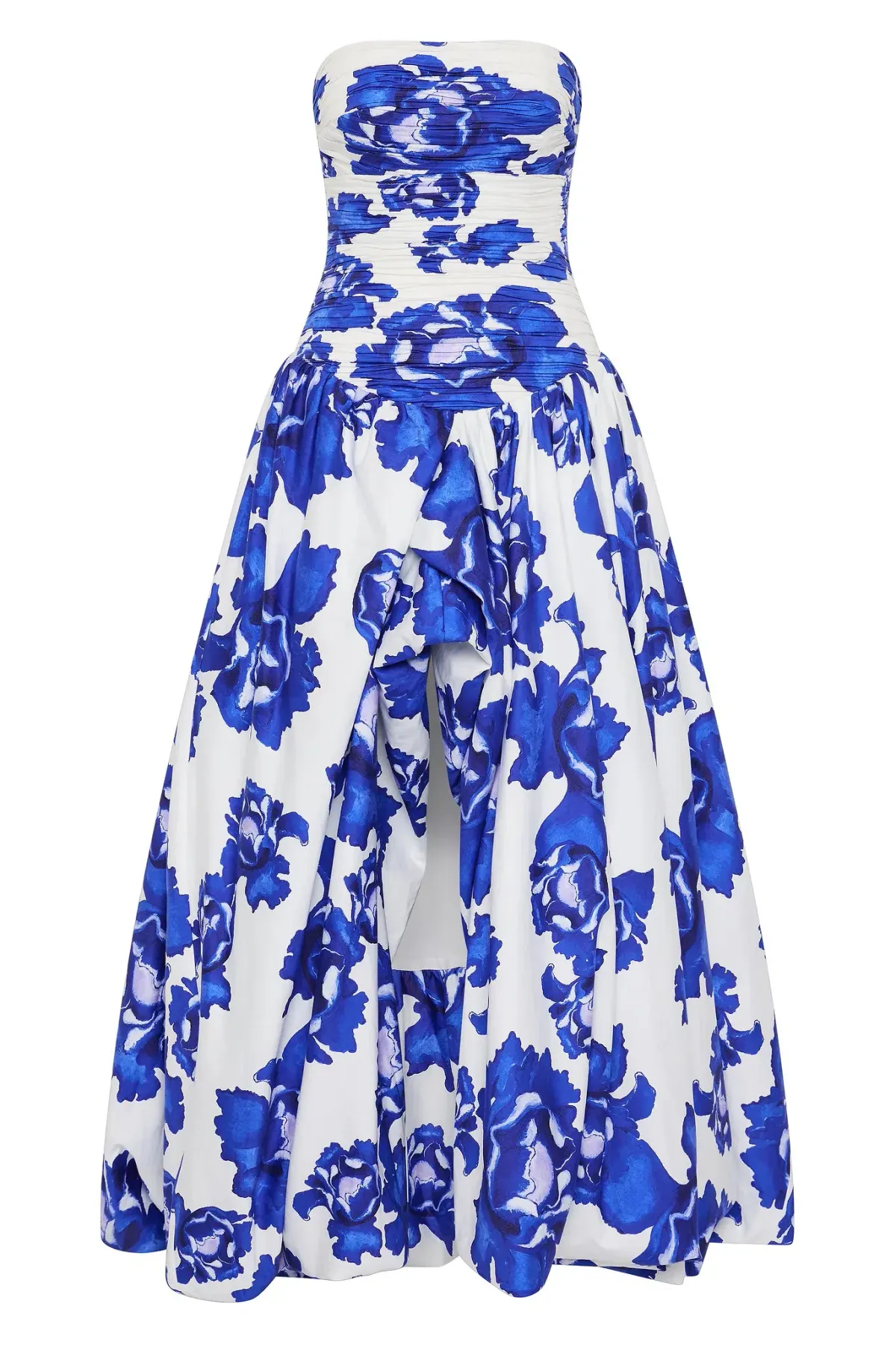 Aje Behold Maxi Dress Boldly Blooming Cobalt Floral Size 8 - Image 3